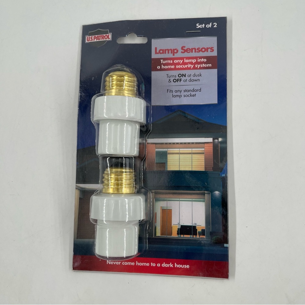 NWT! US Patrol Lamp Sensors - Home Security System